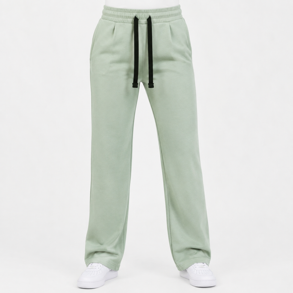 Mint Green Plain Interlock Trouser