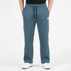 Dusty Blue Double Stitch loose fit Trousers