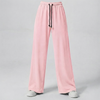 Premium Blush Pink Loose Fit Cotton Interlock Trouser