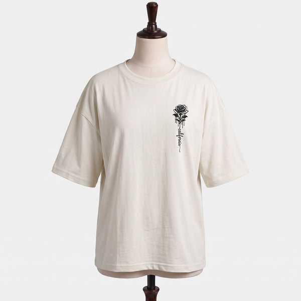 Off - White Flower T-Shirt