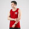 Crimson Red Cotton Sando