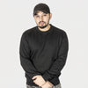 Unisex Black Fleece Sweatshirt