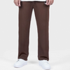Brown and White Side Panel Trouser