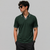 Forest Green V-Neck Polo