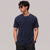 Blue Leopard Print T-shirt