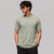 Steal Grey 4 Way Stretch Cotton Tshirt