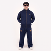 Classic Mock Neck Tracksuit – Navy