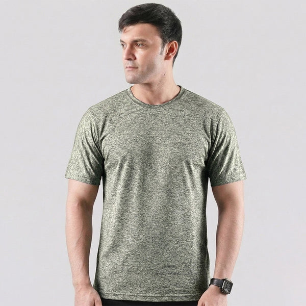 Dryfit Grey Strechable Tshirt