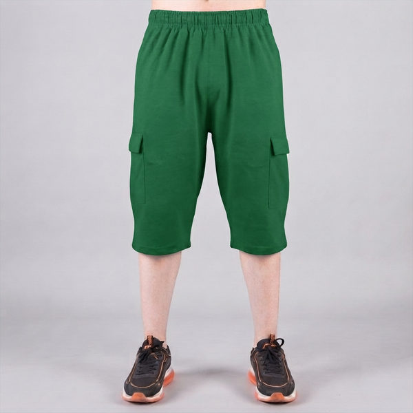 Forest Green 3 Quarter Shorts