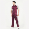 Maroon and Silver Tracksuit