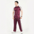 Maroon and Silver Tracksuit