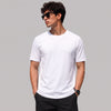 White Plain 4 Way Stretch Cotton Tshirt