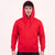 Unisex Round Neck Red Hoodie