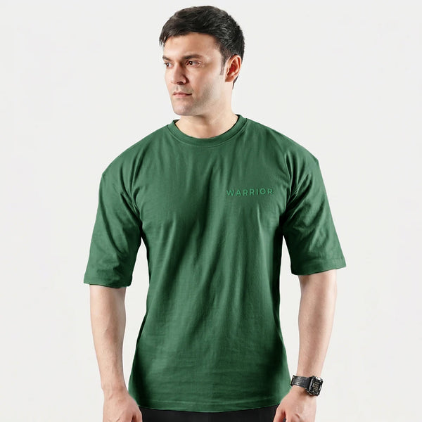 Warrior Green Drop Shoulder