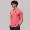 Pink Polo V-Neck