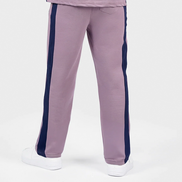 Lavender and Navy Side Panel Trouser