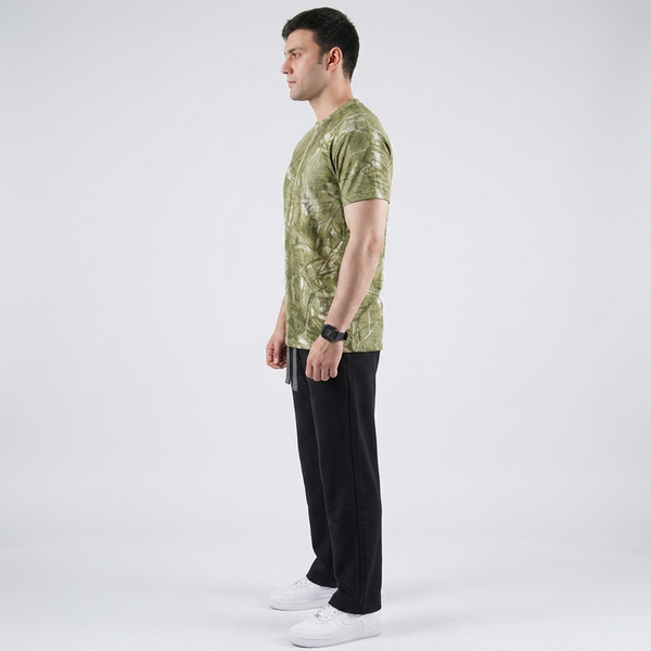 forest green camo track suit