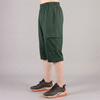 Olive Green 3 Quarter Shorts