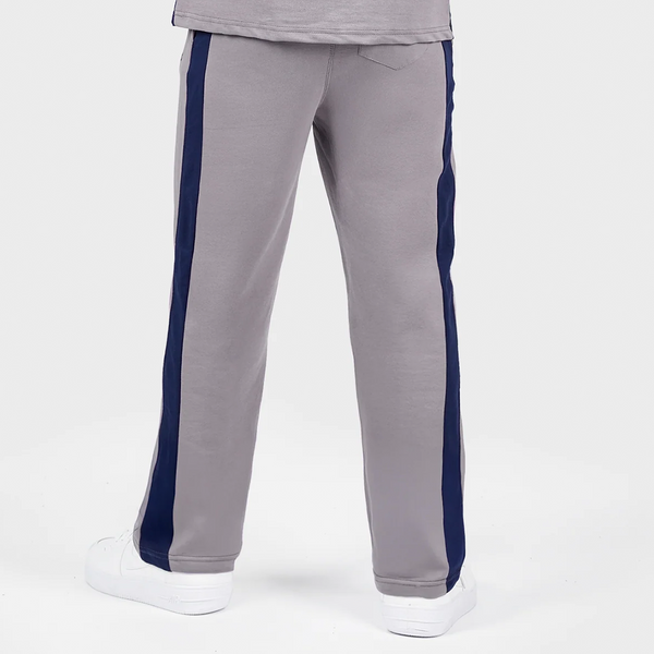 Grey and Navy Side Panel Trouser