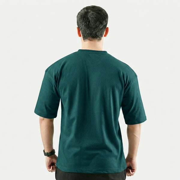 Warrior Dark Green Drop Shoulder