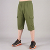 Olive Green 3 Quarter Shorts