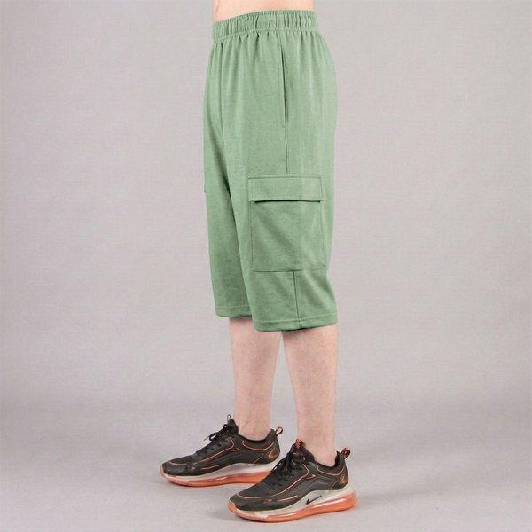 Mint Green 3 Quarter Shorts