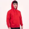 Unisex Round Neck Red Hoodie