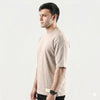 Sand Interlock Cotton Tshirt