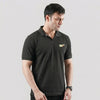 Black V-Neck Polo