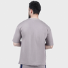 Grey and Navy Side Panel T Shirt