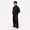 Classic Mock Neck Tracksuit – Black
