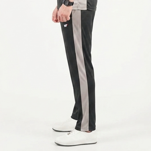 Black with Silver Panel Bottoms