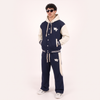 Navy & Cream Baseball Tracksuit