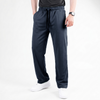 Navy Plain Interlock Trouser