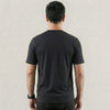 Black Plain Lycra Cotton Tshirt