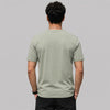 Steal Grey 4 Way Stretch Cotton Tshirt