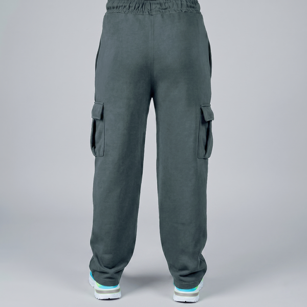 Slate Grey Interlock Cargo Trouser