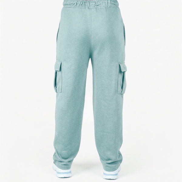 Sky Blue Interlock Cargo Trouser