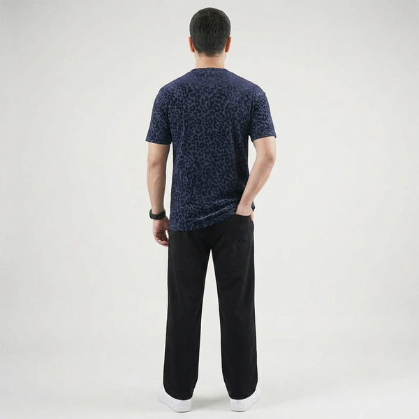 Blue Leopard camo track suit