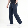 Navy Plain Interlock Trouser