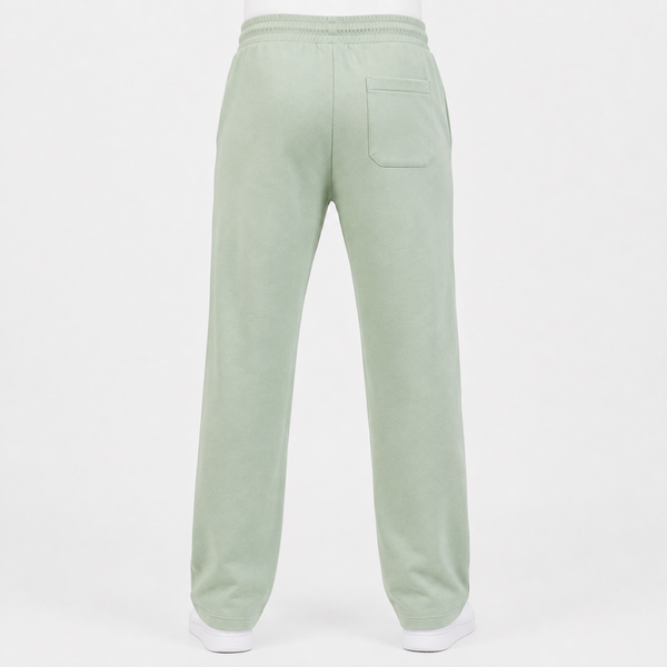 Mint Green Plain Interlock Trouser