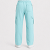 Pure Cotton Mint Green Cargo Trousers