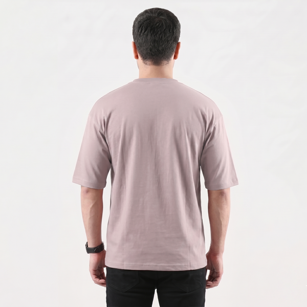 Tea Pink Cotton Interlock Tshirt