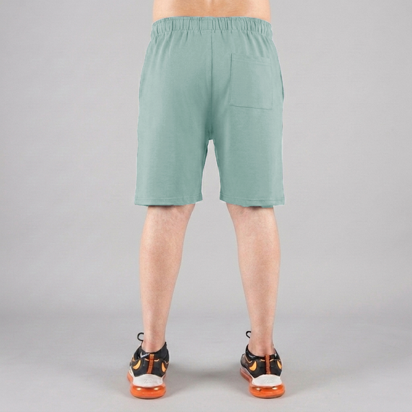 Mint Green Cotton Terry Shorts