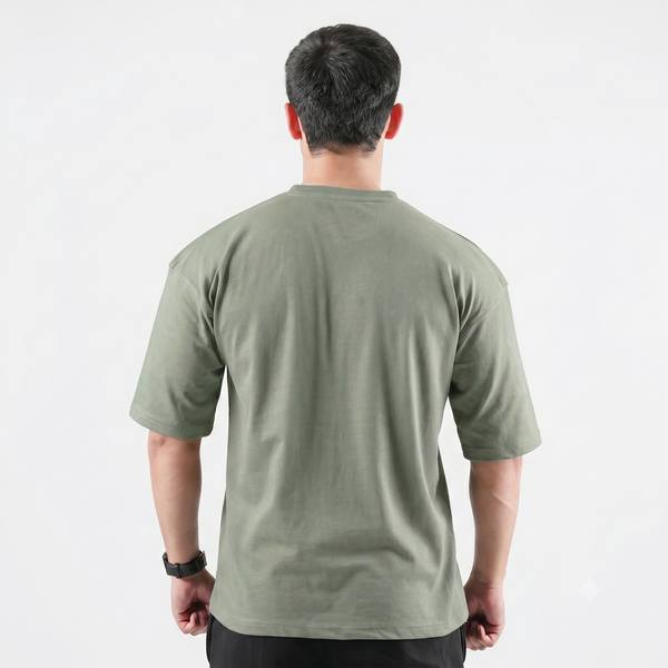 Warrior Dusty Olive Drop Shoulder