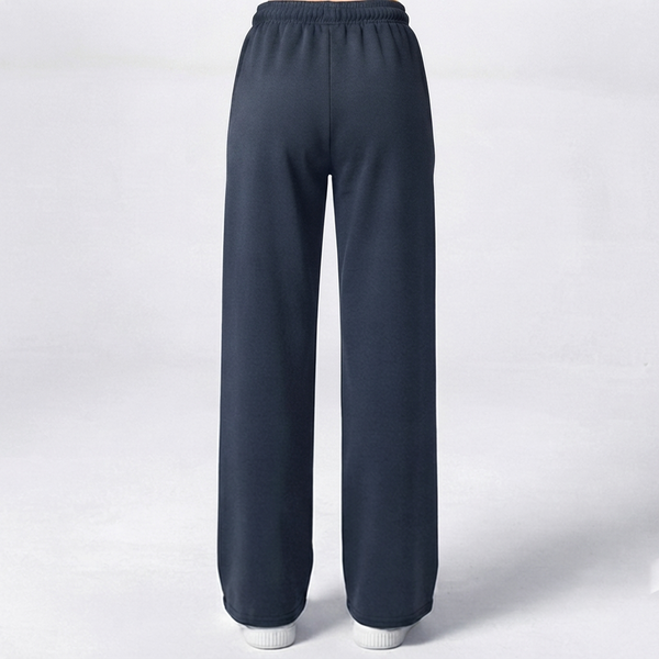 Premium Navy Blue Loose Fit Cotton Interlock Trouser