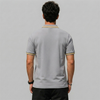 Light Ash Gray V-Neck Polo