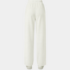 Premium Cream White Loose Fit Cotton Interlock Trouser