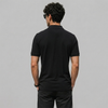 Black V-Neck Polo