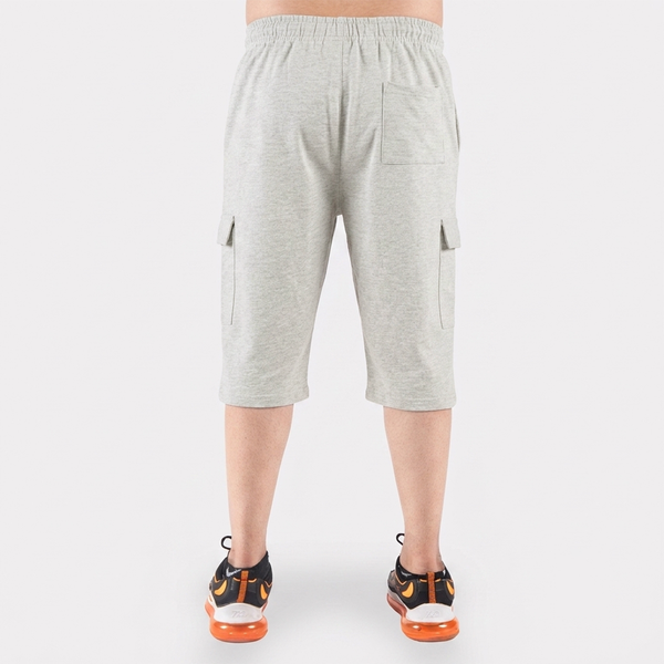 Heather Grey 3 Quarter Shorts
